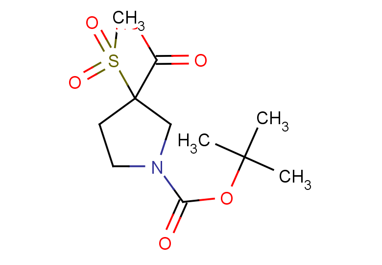 1-[(tert-butoxy)carbonyl]-3-methanesulfonylpyrrolidine-3-carboxylic acid
