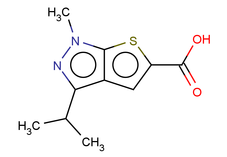 1-methyl-3-(propan-2-yl)-1H-thieno[2,3-c]pyrazole-5-carboxylic acid