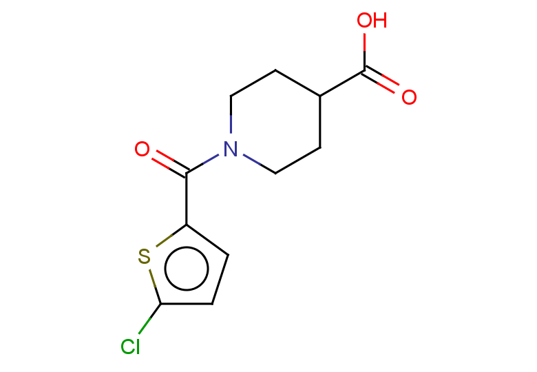 1-(5-chlorothiophene-2-carbonyl)piperidine-4-carboxylic acid