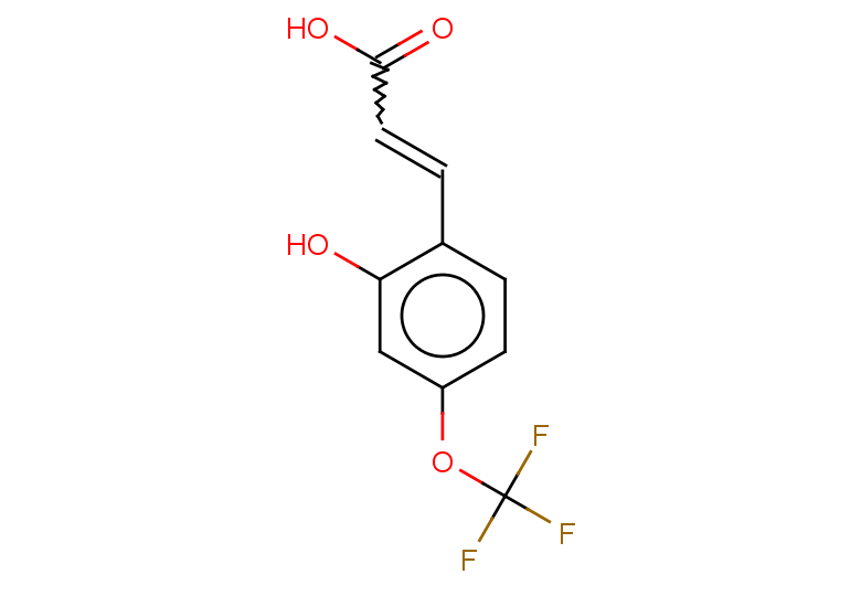 3-[2-hydroxy-4-(trifluoromethoxy)phenyl]prop-2-enoic acid
