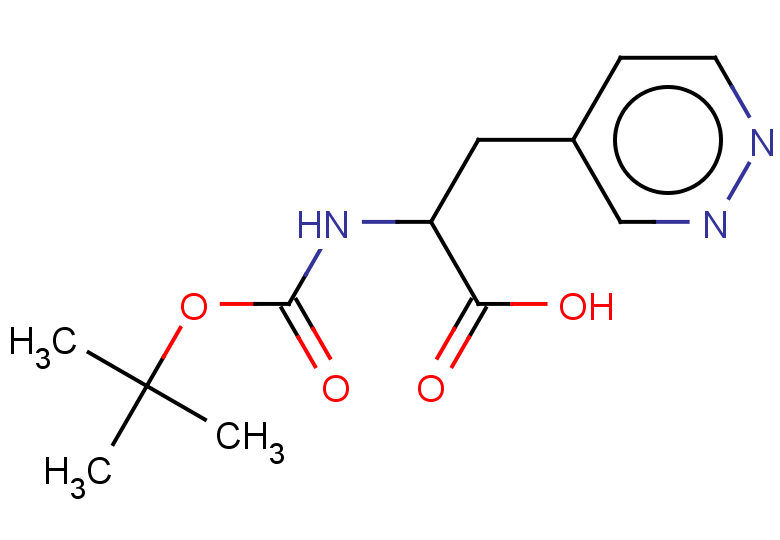 2-{[(tert-butoxy)carbonyl]amino}-3-(pyridazin-4-yl)propanoic acid