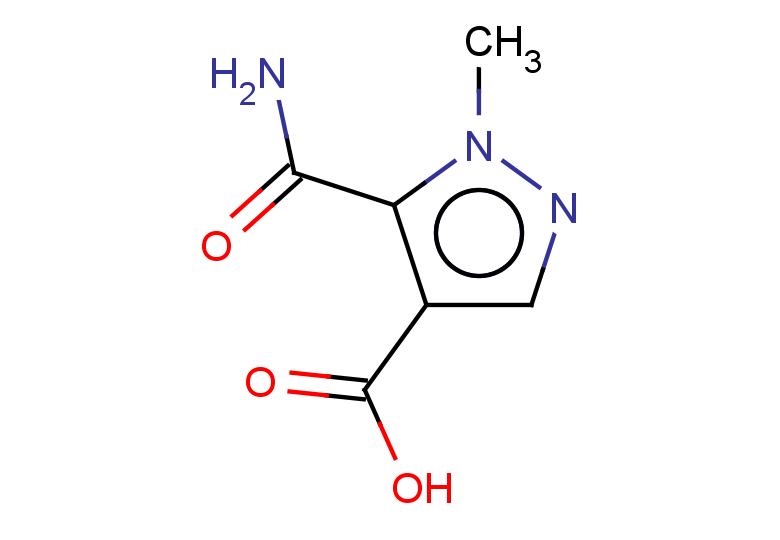 5-carbamoyl-1-methyl-1H-pyrazole-4-carboxylic acid