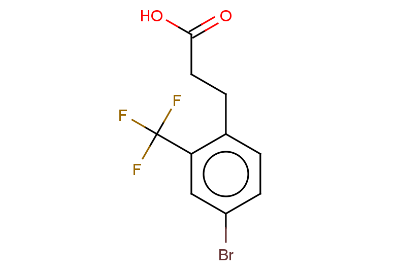 3-[4-bromo-2-(trifluoromethyl)phenyl]propanoic acid