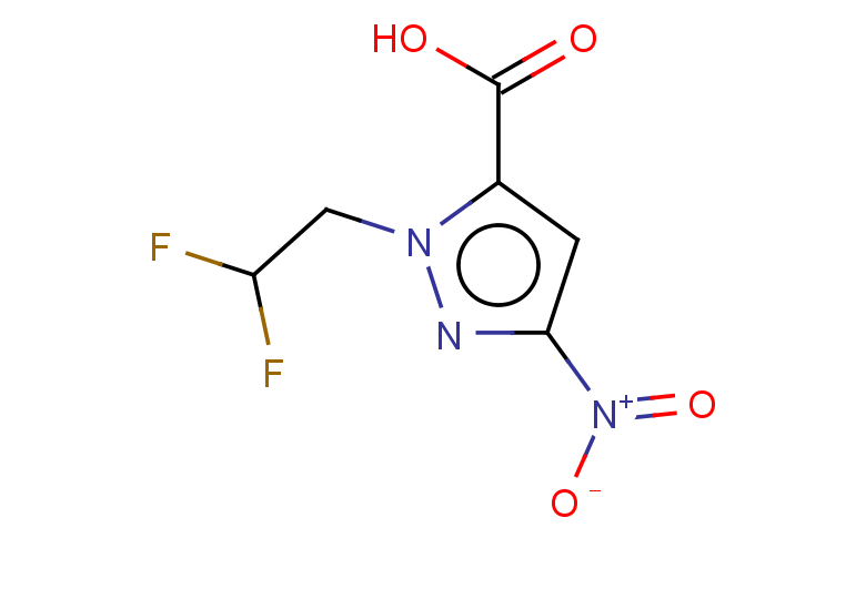 1-(2,2-difluoroethyl)-3-nitro-1H-pyrazole-5-carboxylic acid