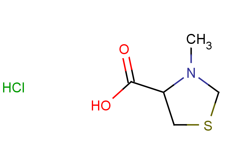 3-methyl-1,3-thiazolidine-4-carboxylic acid hydrochloride