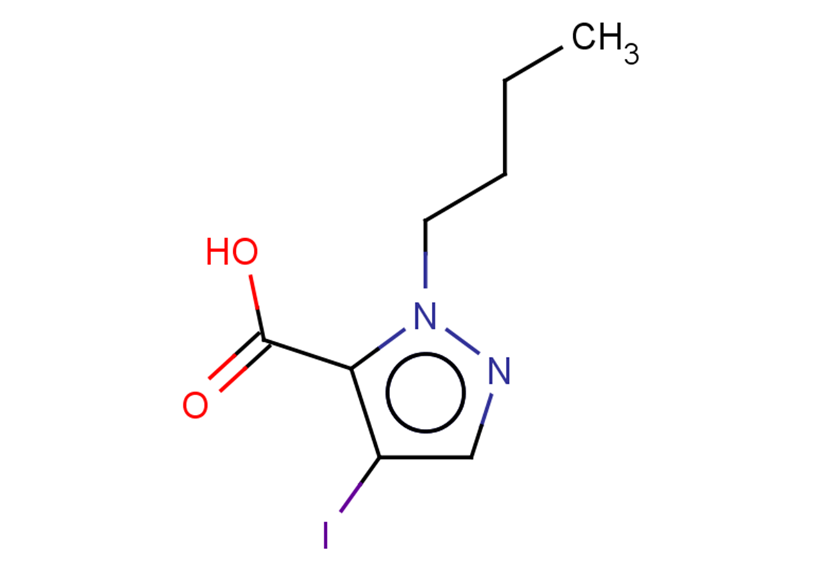 1-butyl-4-iodo-1H-pyrazole-5-carboxylic acid