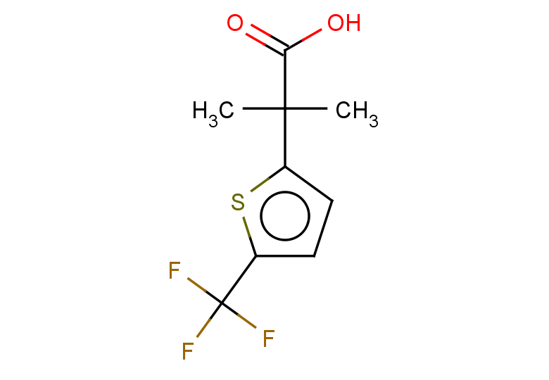 2-methyl-2-[5-(trifluoromethyl)thiophen-2-yl]propanoic acid