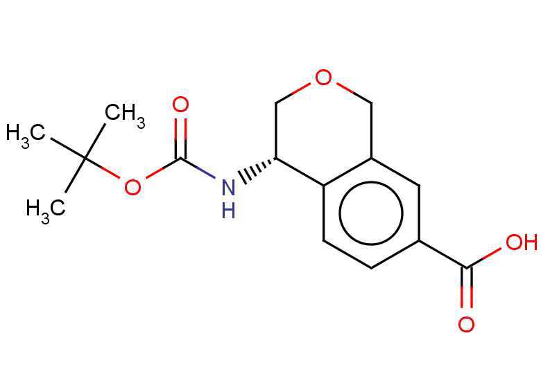 (4S)-4-{[(tert-butoxy)carbonyl]amino}-3,4-dihydro-1H-2-benzopyran-7-carboxylic acid