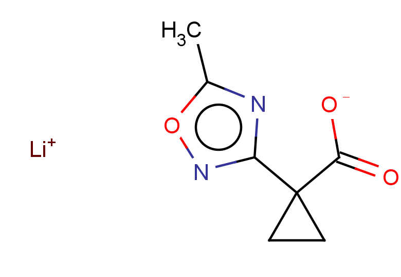 lithium(1+) ion 1-(5-methyl-1,2,4-oxadiazol-3-yl)cyclopropane-1-carboxylate