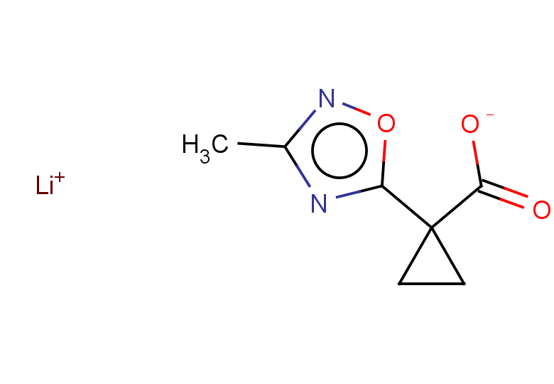 lithium(1+) ion 1-(3-methyl-1,2,4-oxadiazol-5-yl)cyclopropane-1-carboxylate