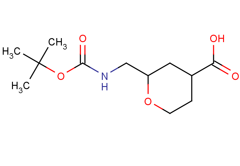 2-({[(tert-butoxy)carbonyl]amino}methyl)oxane-4-carboxylic acid