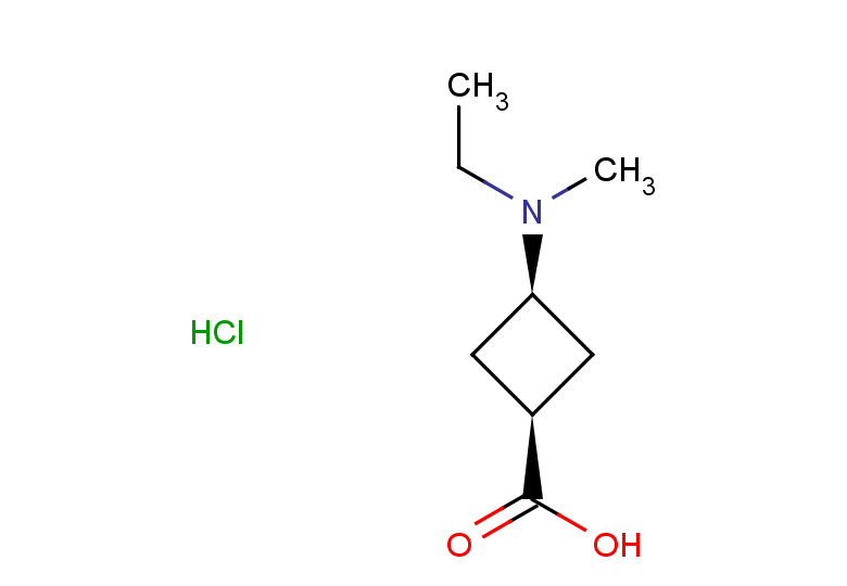 3-[ethyl(methyl)amino]cyclobutane-1-carboxylic acid hydrochloride