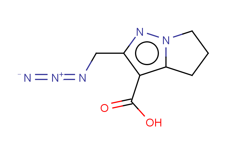 2-(azidomethyl)-4H,5H,6H-pyrrolo[1,2-b]pyrazole-3-carboxylic acid