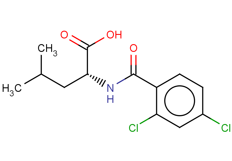 (2R)-2-[(2,4-dichlorophenyl)formamido]-4-methylpentanoic acid