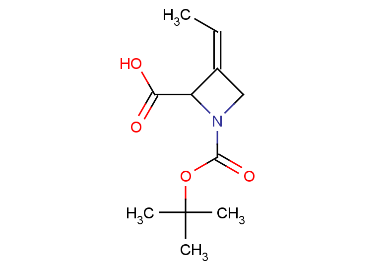 (3Z)-1-[(tert-butoxy)carbonyl]-3-ethylideneazetidine-2-carboxylic acid