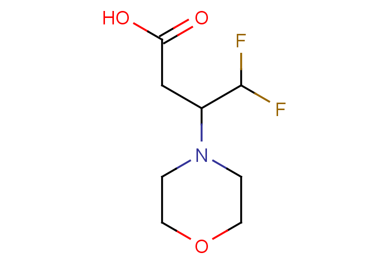 4,4-difluoro-3-(morpholin-4-yl)butanoic acid