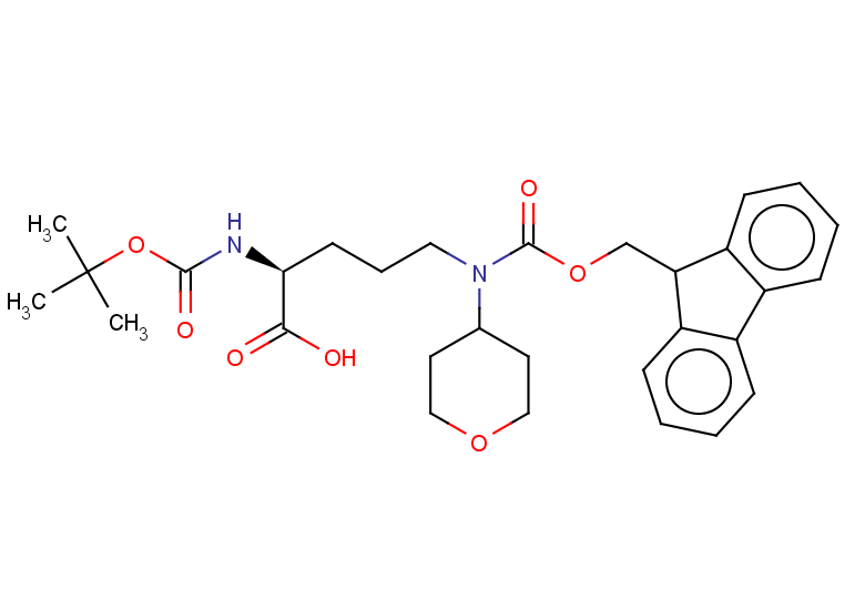 (2S)-2-{[(tert-butoxy)carbonyl]amino}-5-{[(9H-fluoren-9-ylmethoxy)carbonyl](oxan-4-yl)amino}pentanoic acid