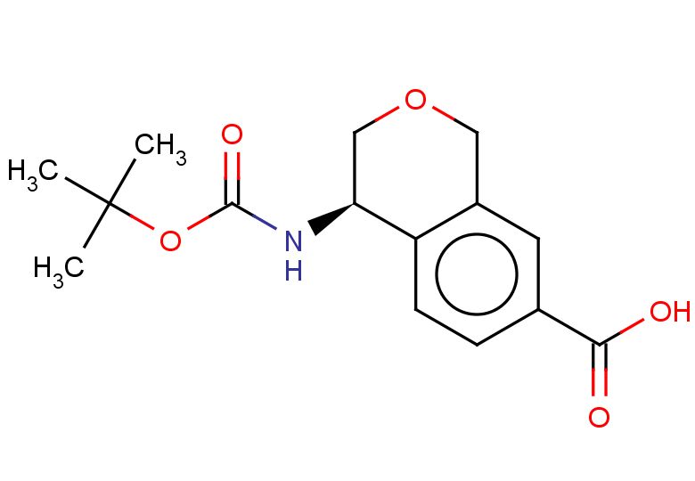 (4R)-4-{[(tert-butoxy)carbonyl]amino}-3,4-dihydro-1H-2-benzopyran-7-carboxylic acid