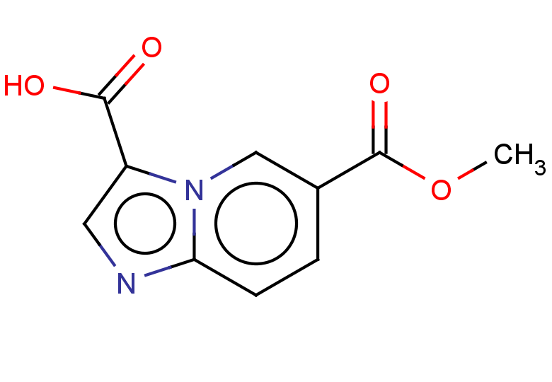 6-(methoxycarbonyl)imidazo[1,2-a]pyridine-3-carboxylic acid