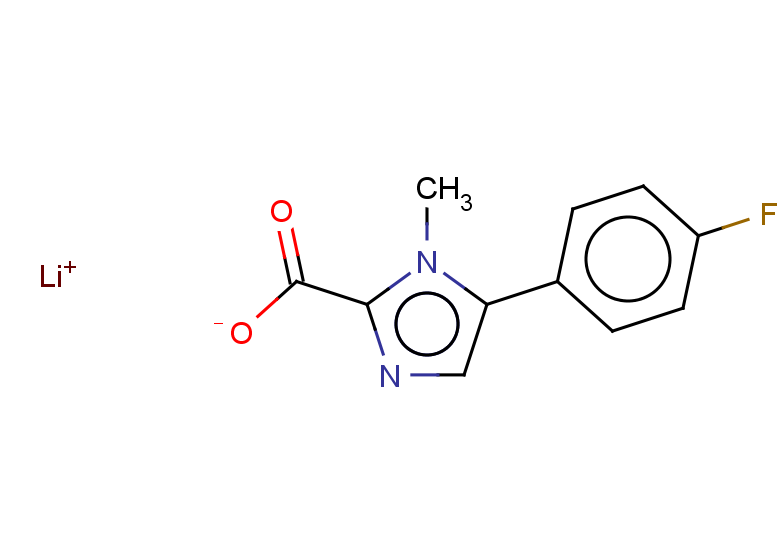 lithium(1+) ion 5-(4-fluorophenyl)-1-methyl-1H-imidazole-2-carboxylate