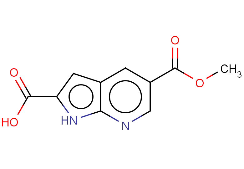 5-(methoxycarbonyl)-1H-pyrrolo[2,3-b]pyridine-2-carboxylic acid