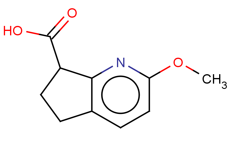 2-methoxy-5H,6H,7H-cyclopenta[b]pyridine-7-carboxylic acid