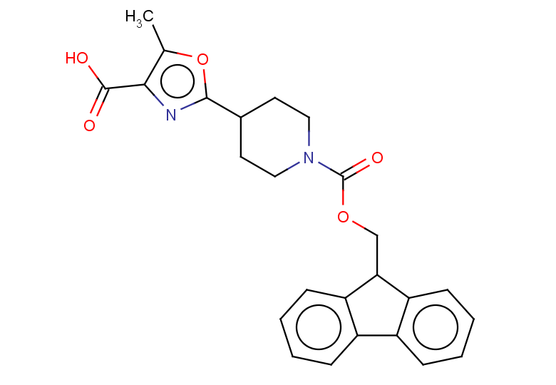 2-{1-[(9H-fluoren-9-ylmethoxy)carbonyl]piperidin-4-yl}-5-methyl-1,3-oxazole-4-carboxylic acid