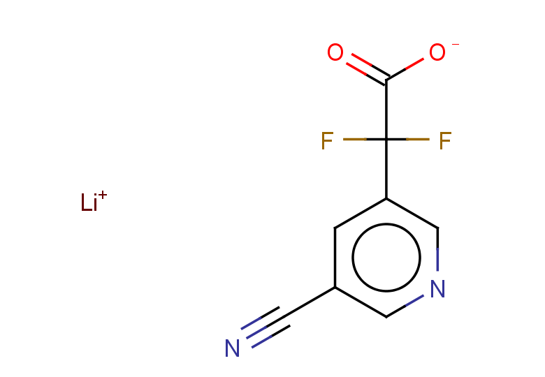 lithium(1+) ion 2-(5-cyanopyridin-3-yl)-2,2-difluoroacetate