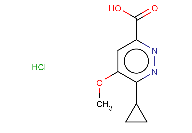 6-cyclopropyl-5-methoxypyridazine-3-carboxylic acid hydrochloride