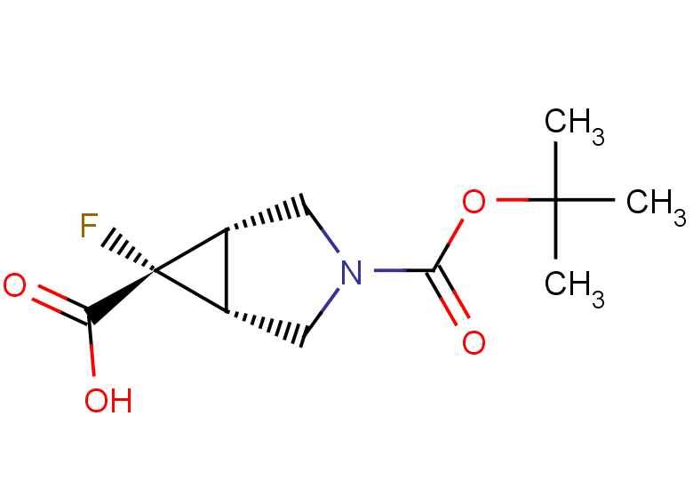 (1R,5S,6R)-3-[(tert-butoxy)carbonyl]-6-fluoro-3-azabicyclo[3.1.0]hexane-6-carboxylic acid