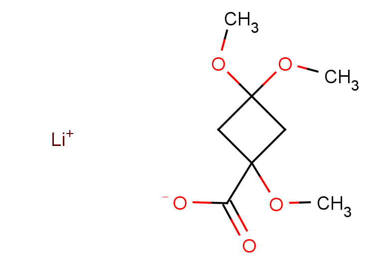 lithium(1+) ion 1,3,3-trimethoxycyclobutane-1-carboxylate