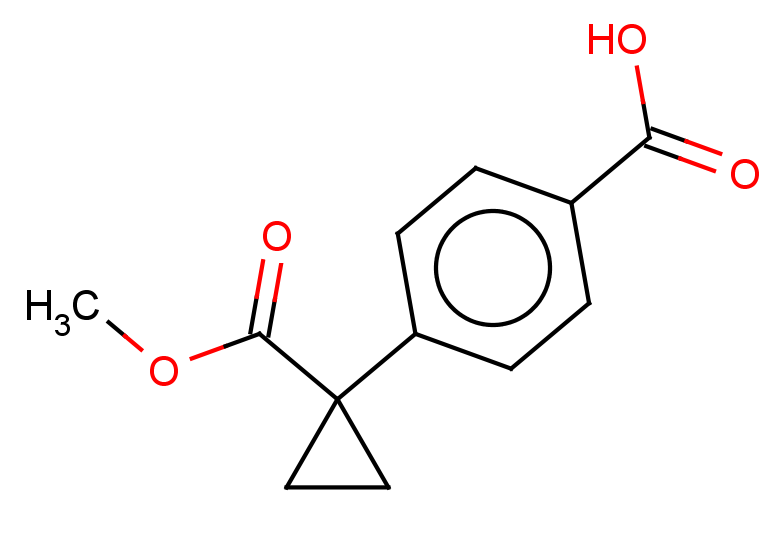 4-[1-(methoxycarbonyl)cyclopropyl]benzoic acid