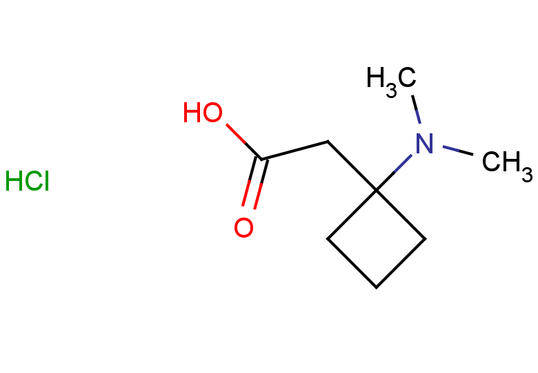 2-[1-(dimethylamino)cyclobutyl]acetic acid hydrochloride