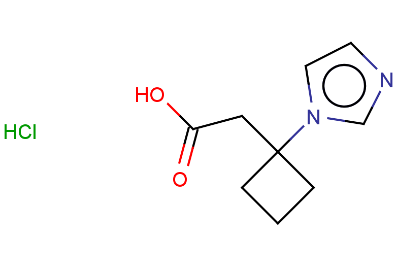 2-[1-(1H-imidazol-1-yl)cyclobutyl]acetic acid hydrochloride
