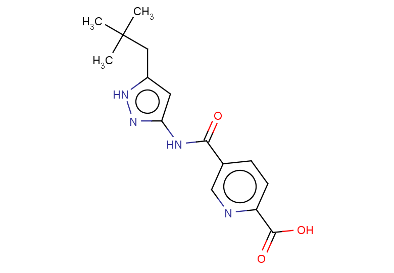 5-{[5-(2,2-dimethylpropyl)-1H-pyrazol-3-yl]carbamoyl}pyridine-2-carboxylic acid