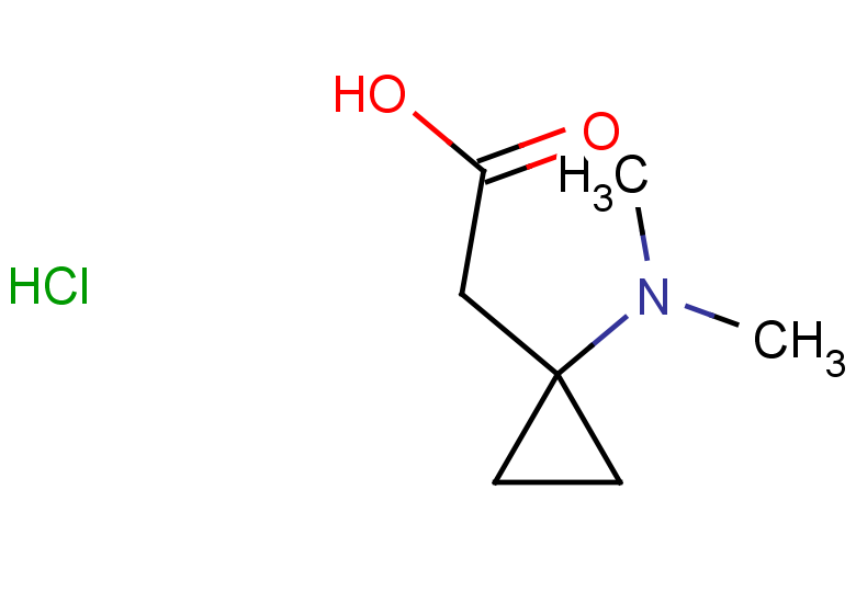 2-[1-(dimethylamino)cyclopropyl]acetic acid hydrochloride