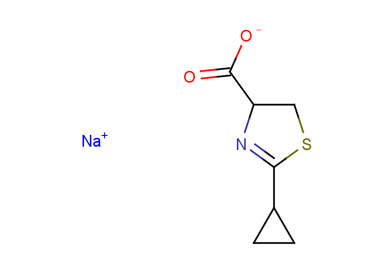 sodium 2-cyclopropyl-4,5-dihydro-1,3-thiazole-4-carboxylate