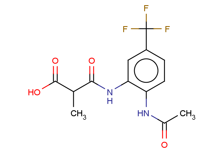 2-{[2-acetamido-5-(trifluoromethyl)phenyl]carbamoyl}-2-methylacetic acid