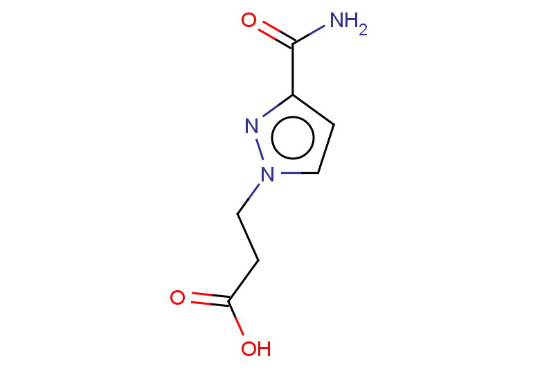 3-(3-carbamoyl-1H-pyrazol-1-yl)propanoic acid