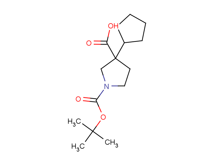 1-[(tert-butoxy)carbonyl]-3-cyclopentylpyrrolidine-3-carboxylic acid