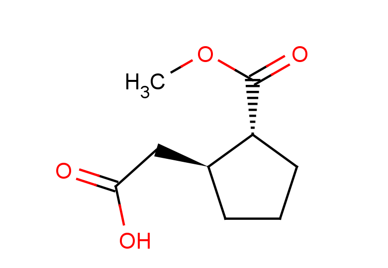 2-[(1S,2R)-2-(methoxycarbonyl)cyclopentyl]acetic acid