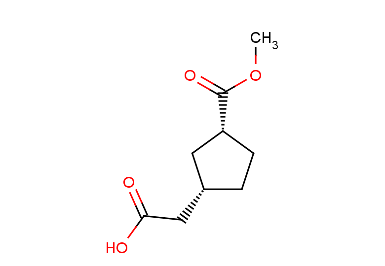 2-[(1S,3R)-3-(methoxycarbonyl)cyclopentyl]acetic acid