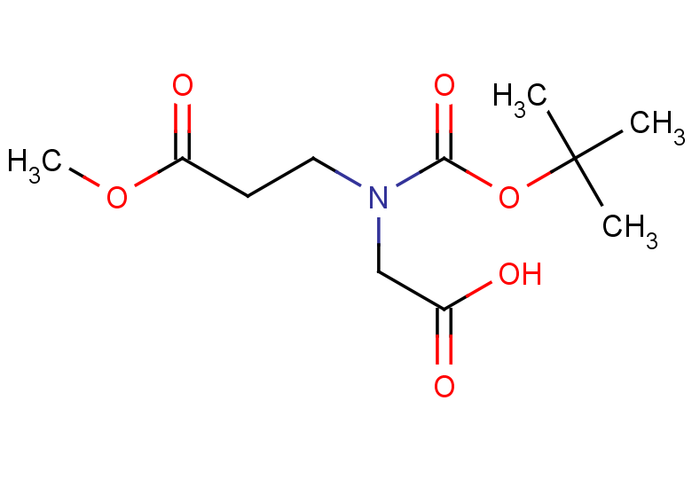 2-{[(tert-butoxy)carbonyl](3-methoxy-3-oxopropyl)amino}acetic acid