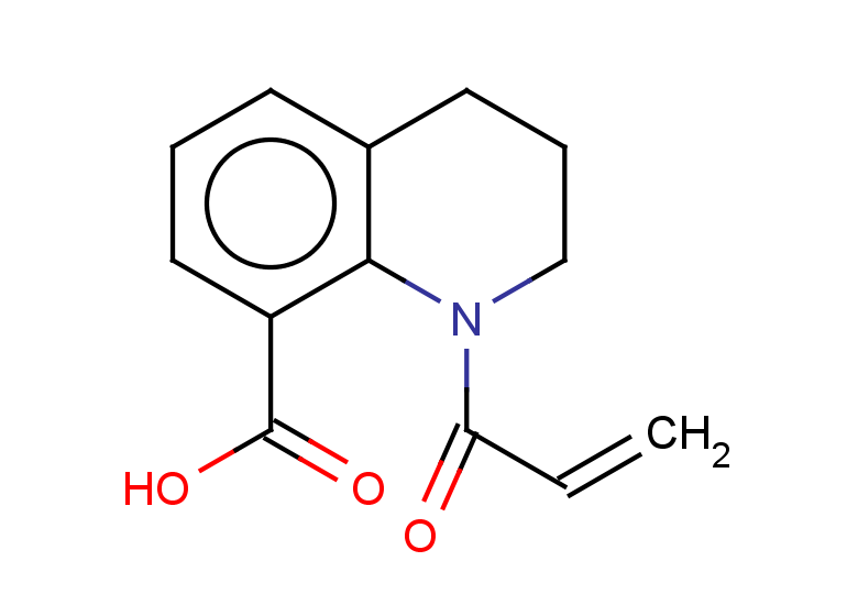1-(prop-2-enoyl)-1,2,3,4-tetrahydroquinoline-8-carboxylic acid