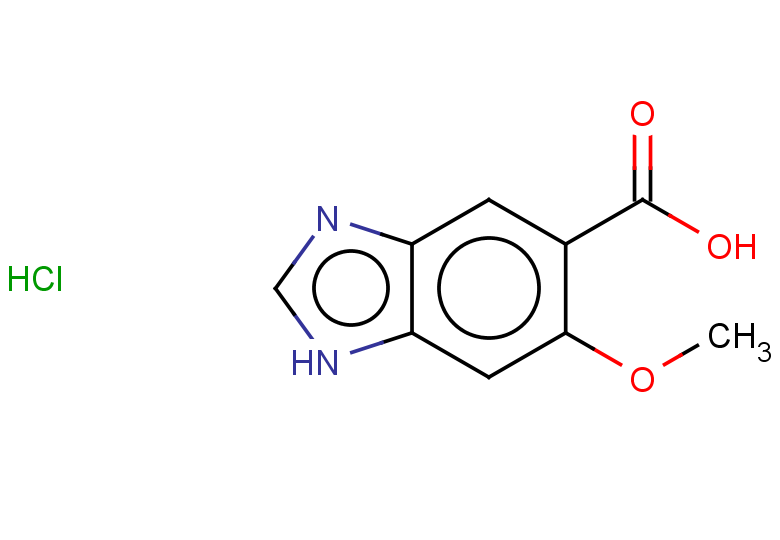 6-methoxy-1H-1,3-benzodiazole-5-carboxylic acid hydrochloride