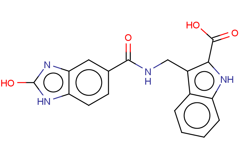 3-{[(2-hydroxy-1H-1,3-benzodiazol-5-yl)formamido]methyl}-1H-indole-2-carboxylic acid