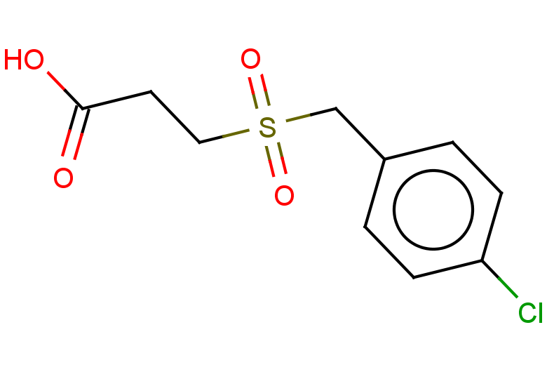 3-{[(4-chlorophenyl)methane]sulfonyl}propanoic acid