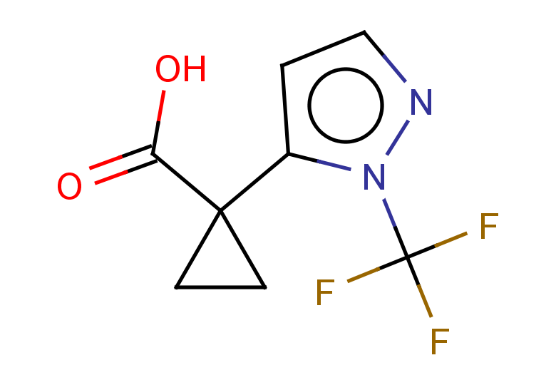 1-[1-(trifluoromethyl)-1H-pyrazol-5-yl]cyclopropane-1-carboxylic acid