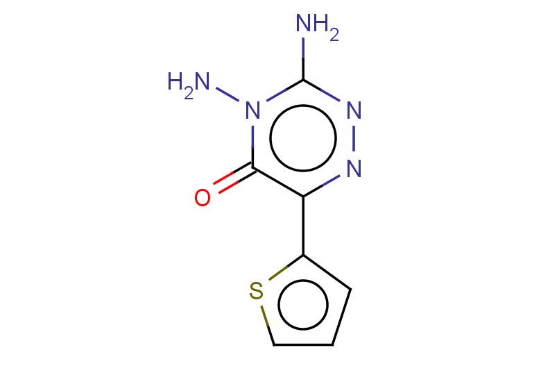 3,4-diamino-6-(thiophen-2-yl)-4,5-dihydro-1,2,4-triazin-5-one