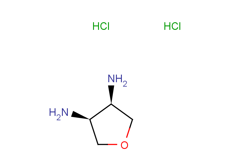 rac-(3R,4S)-oxolane-3,4-diamine dihydrochloride, cis